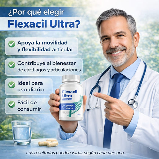 FLEXACIL ULTRA ⭐⭐⭐⭐⭐ - REGENERA EL CARTILAGO Y DISMINUYE LA ARTROSIS